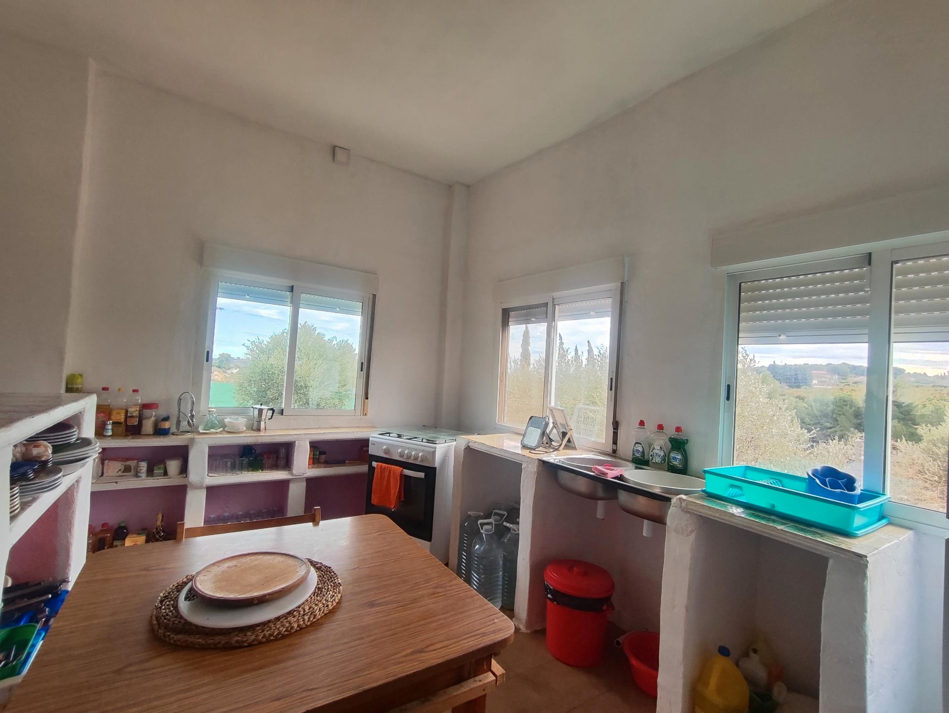 Cuina de Finca rústica en venda en Picassent amb Jardí privat