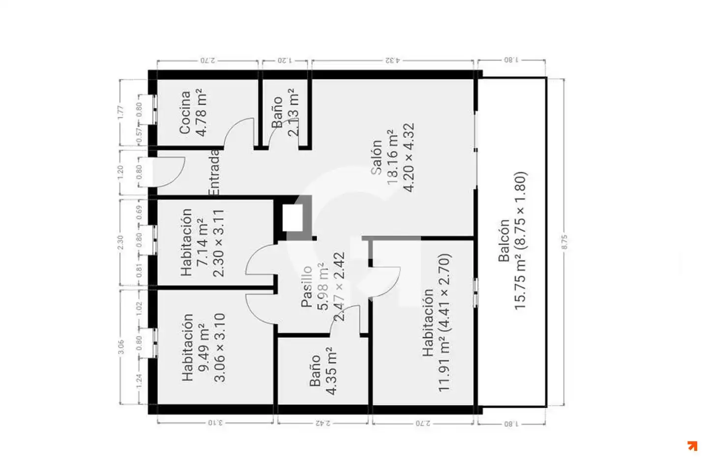 Ático en venta en Gavà con Aire acondicionado, Calefacción y Terraza