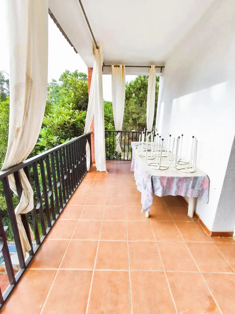 Terrassa de Casa o xalet en venda en Lliçà d'Amunt amb Aire condicionat, Jardí privat i Terrassa
