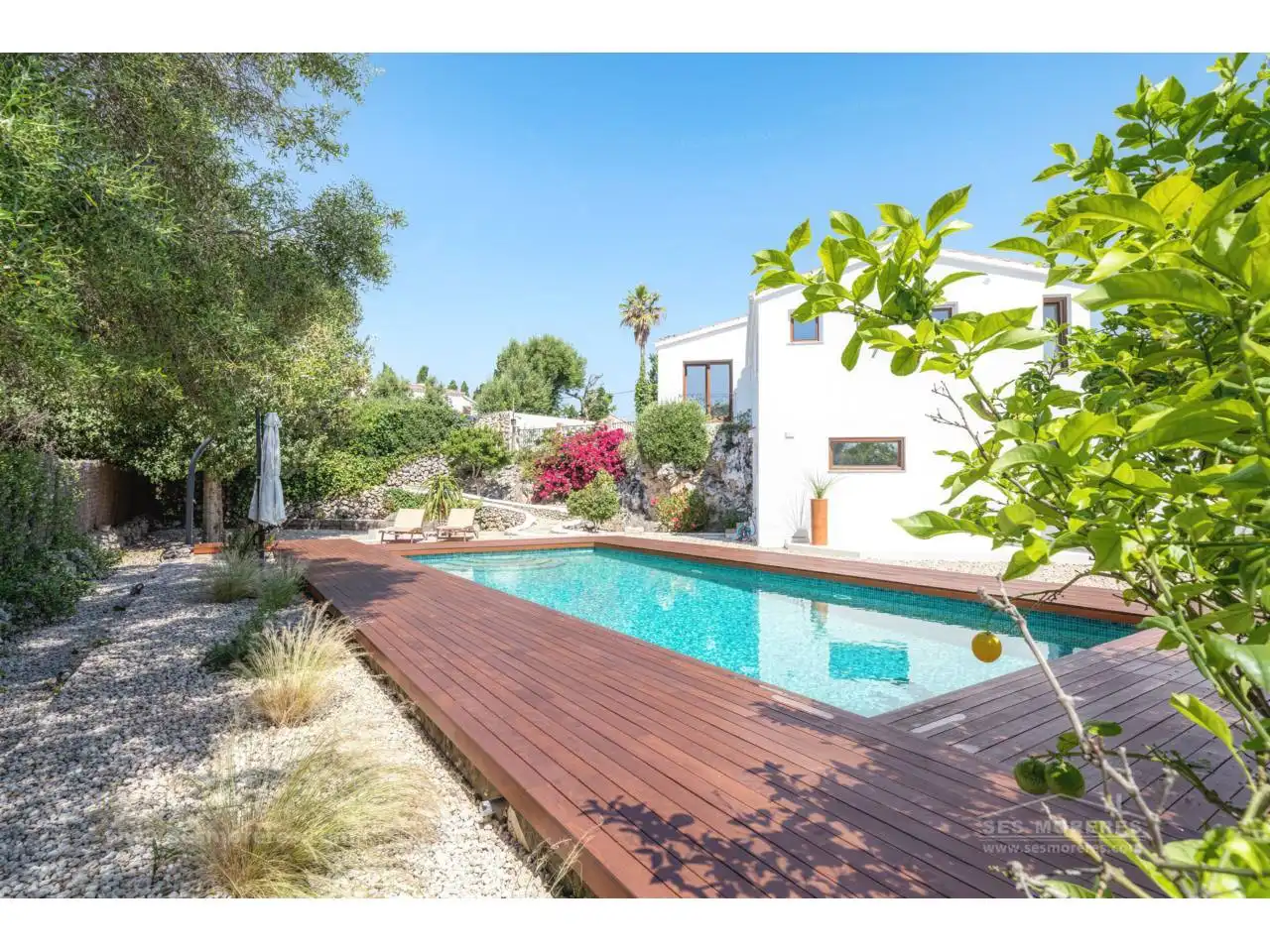 Piscina de Casa o chalet en venta en Es Castell con Calefacción, Jardín privado y Terraza