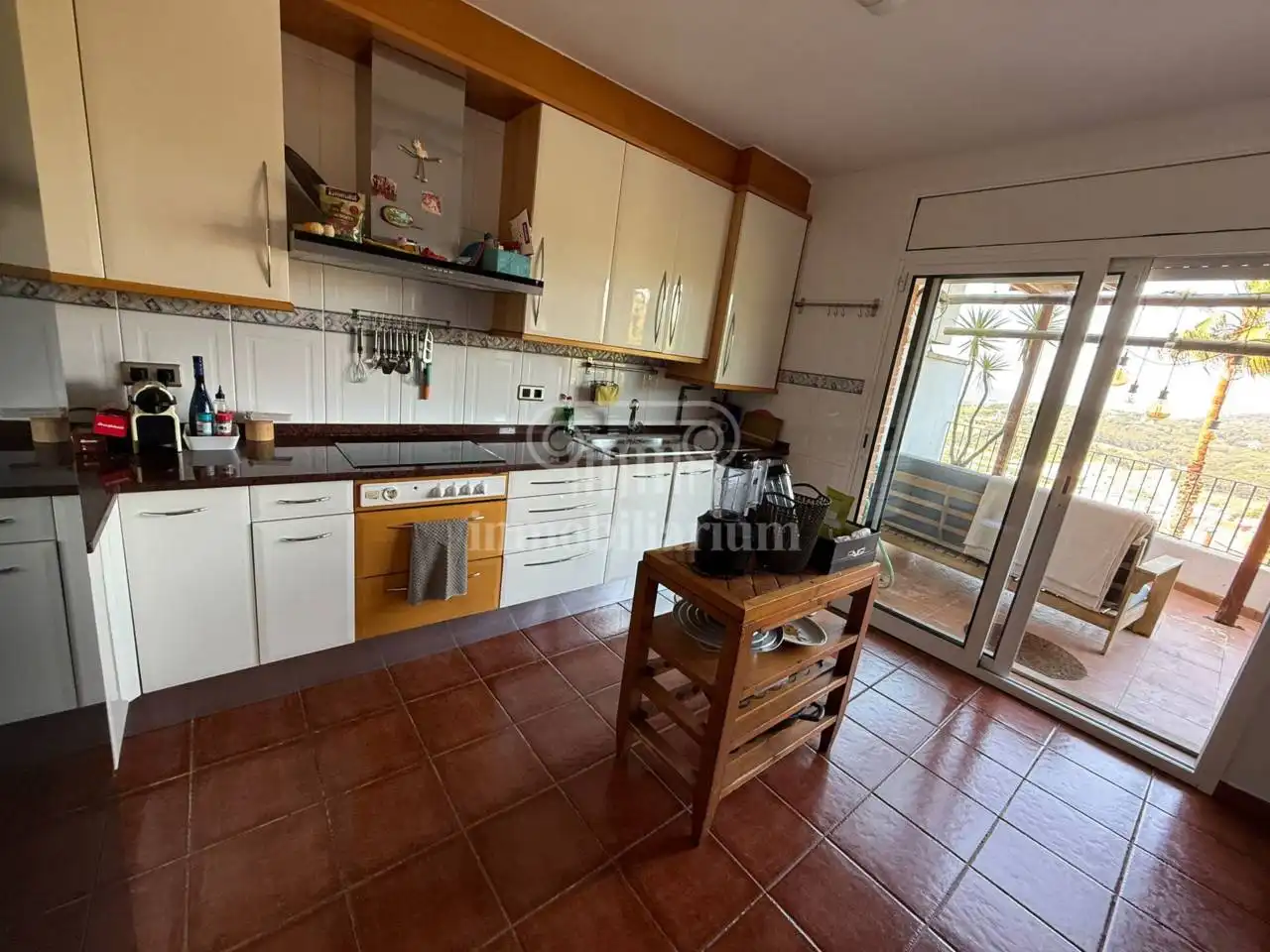 Cuina de Casa o xalet en venda en Blanes amb Aire condicionat, Calefacció i Jardí privat