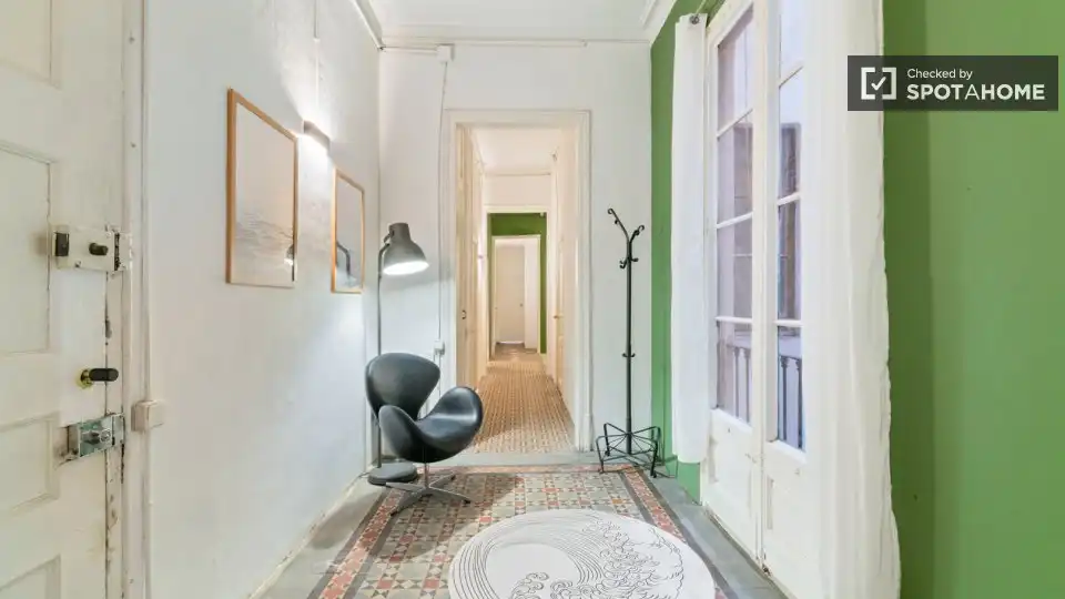 Flat for rent in Barcelona  with Air Conditioner, Heating and Furnished