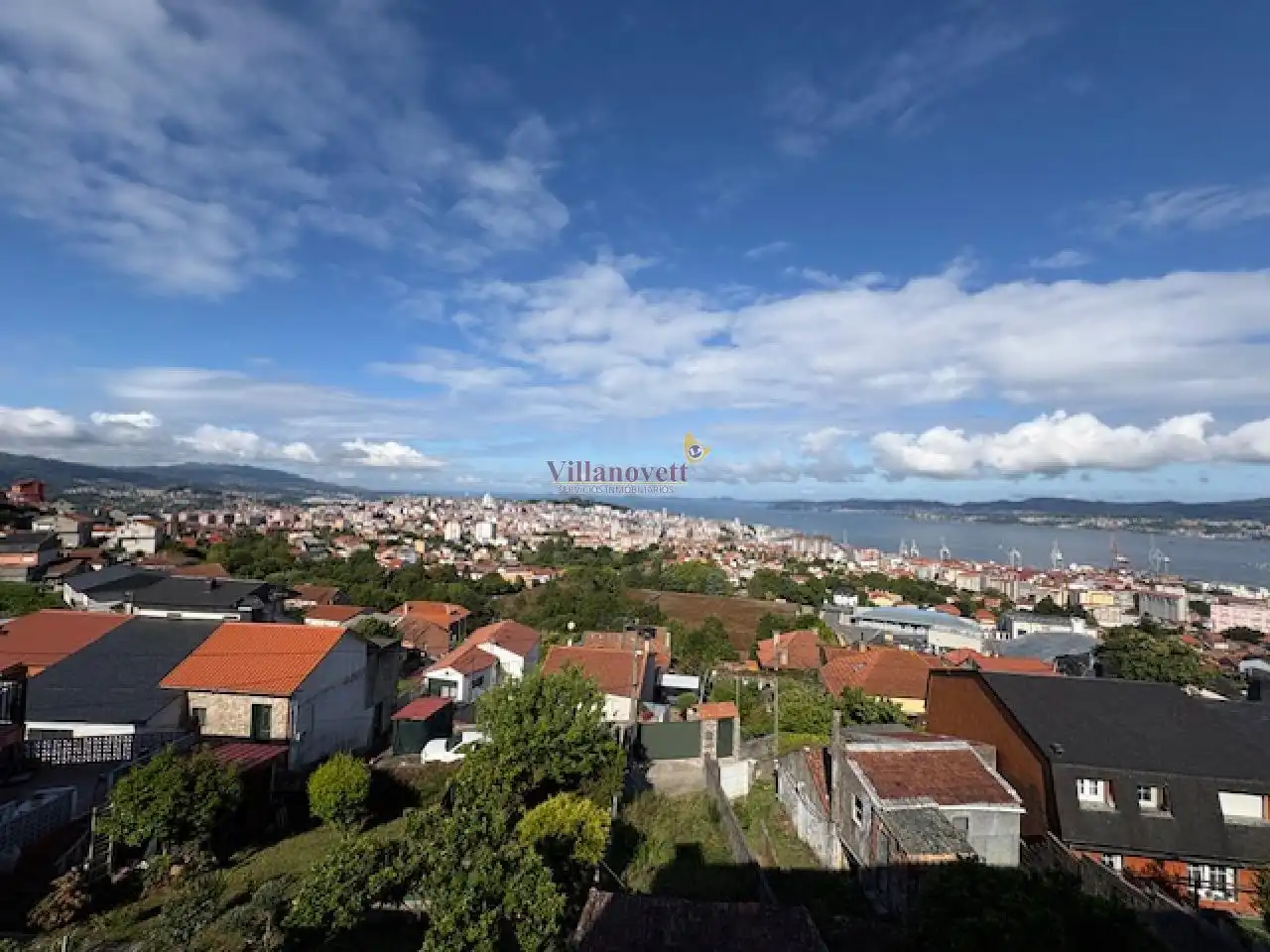 Vista exterior de Àtic de lloguer en Vigo 