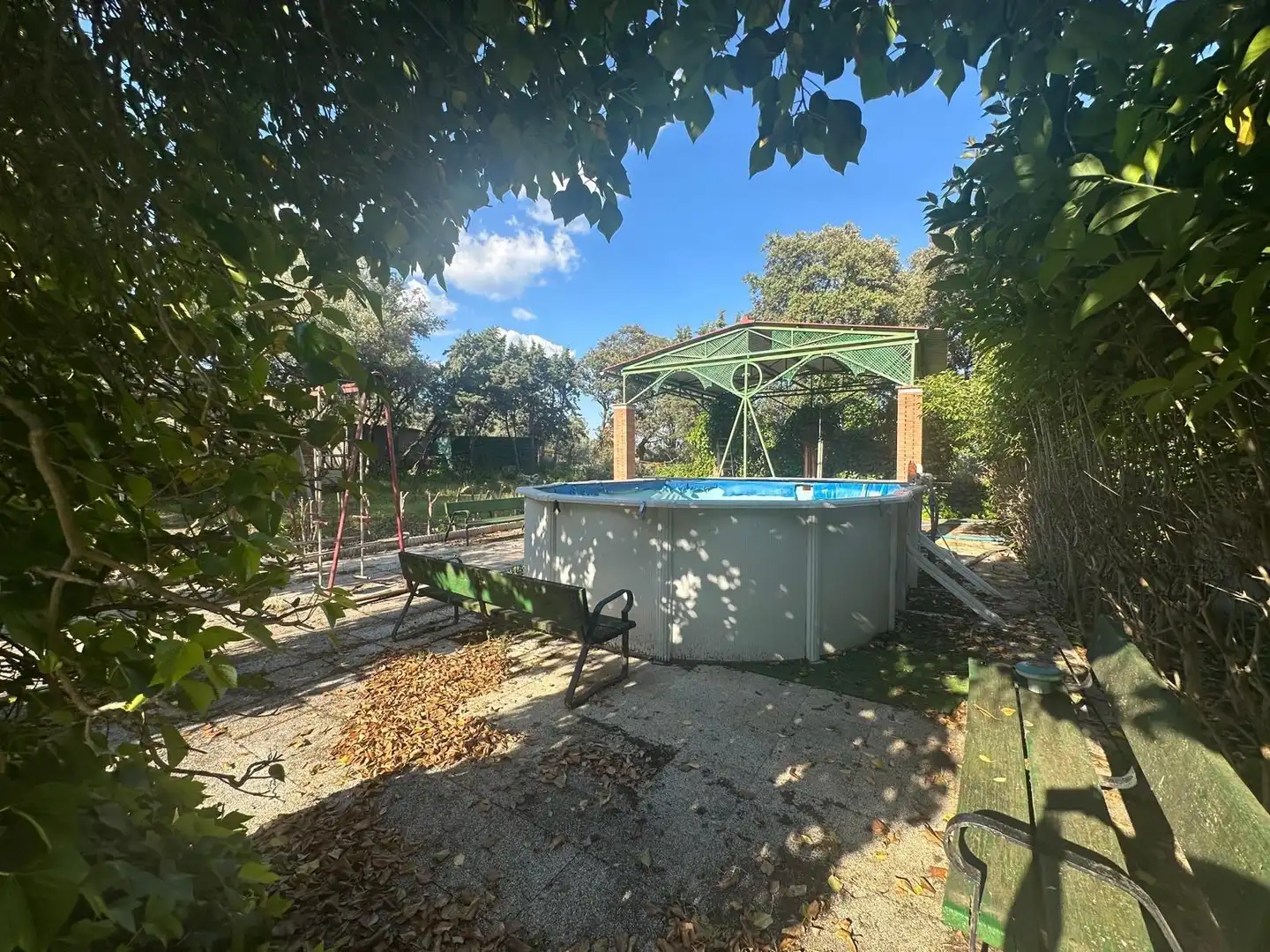 Piscina de Finca rústica en venta en Nuño Gómez con Aire acondicionado, Calefacción y Jardín privado