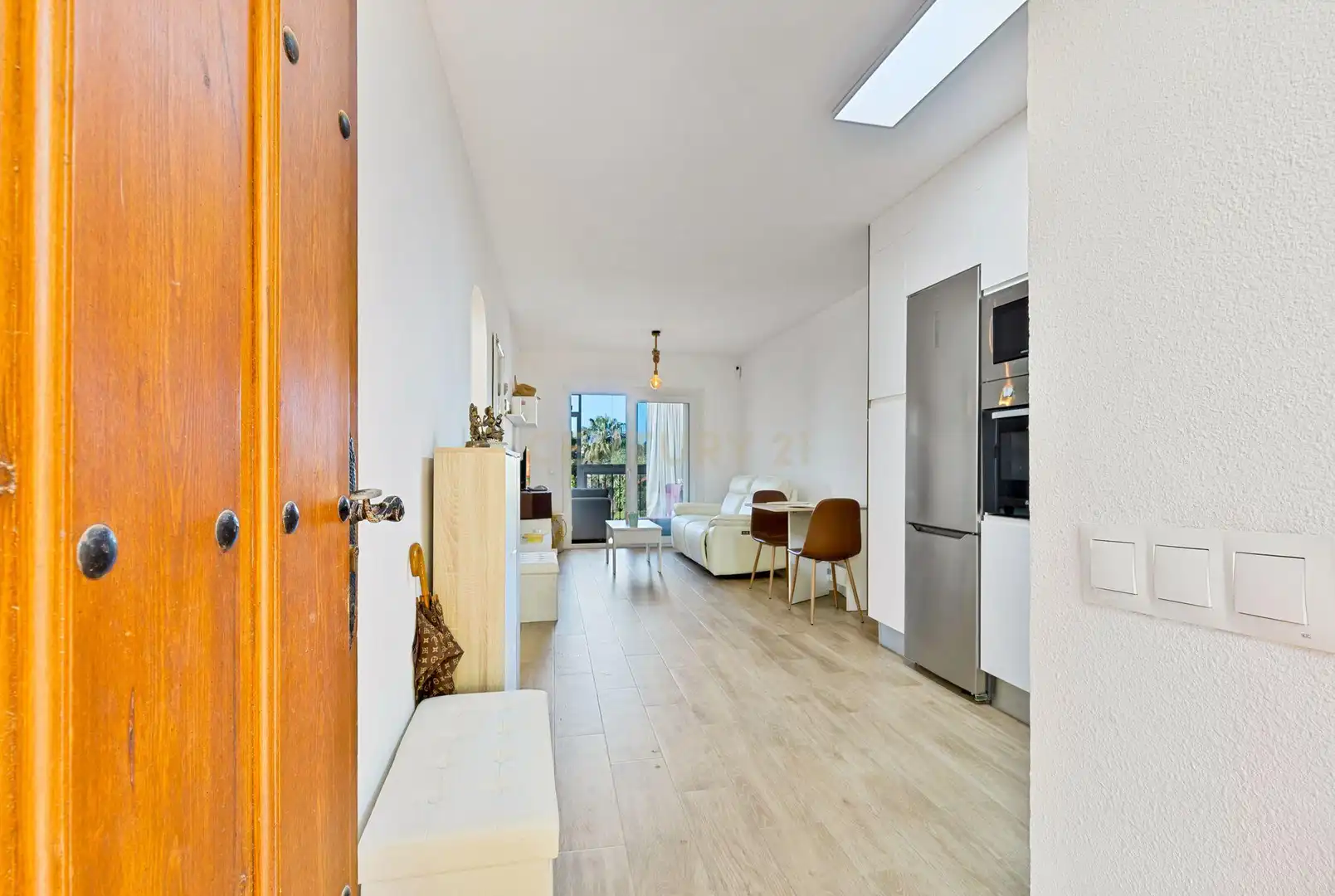 Sala de estar de Planta baja en venta en Mijas con Jardín privado, Piscina y Lavadora