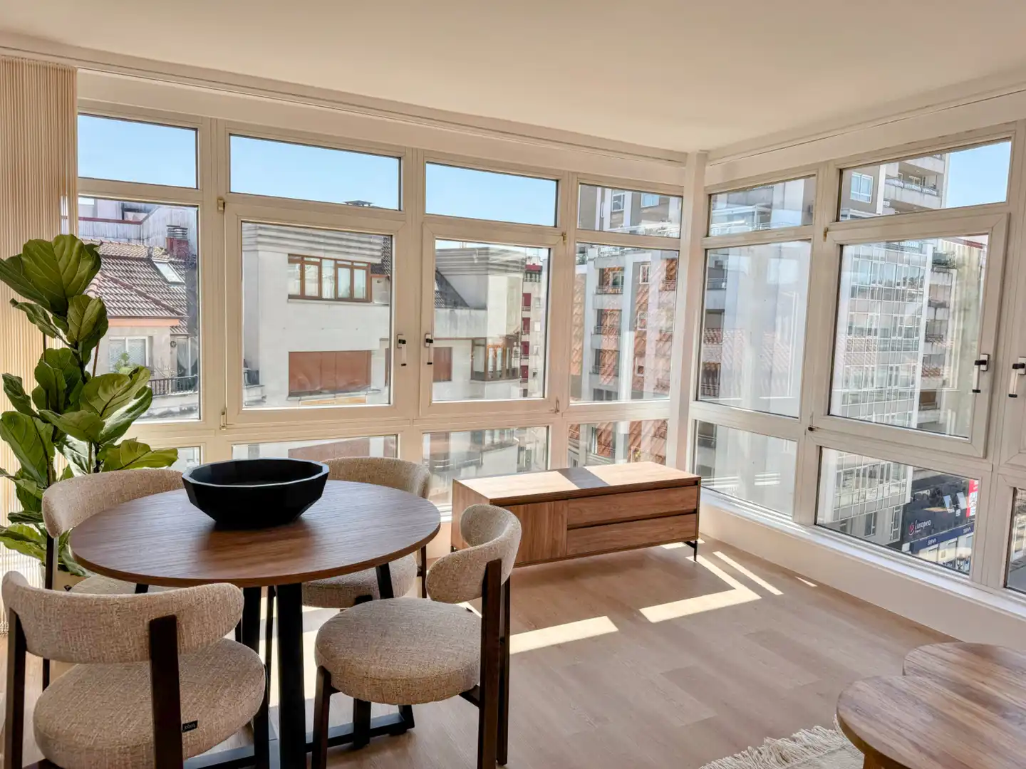 Terraza de Apartamento en venta en Vilagarcía de Arousa con Calefacción, Amueblado y Horno