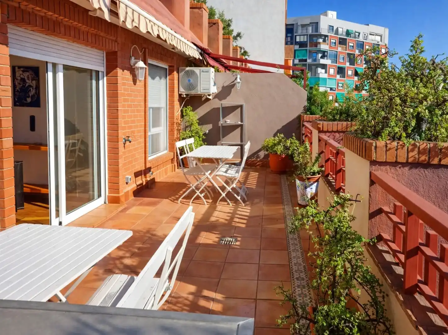Terraza de Ático de alquiler en Alicante / Alacant con Aire acondicionado, Terraza y Amueblado