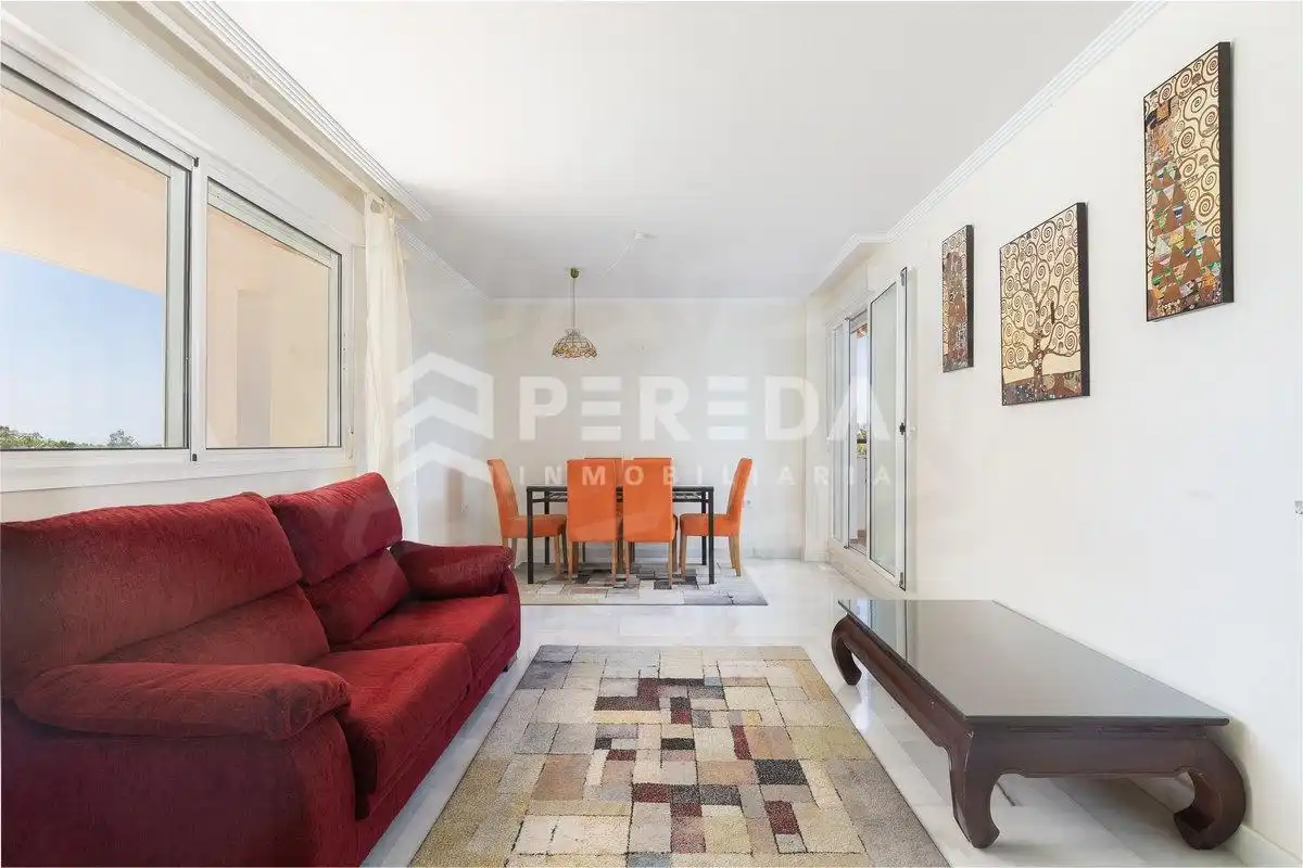 Sala de estar de Apartamento en venta en Roquetas de Mar con Aire acondicionado, Jardín privado y Terraza