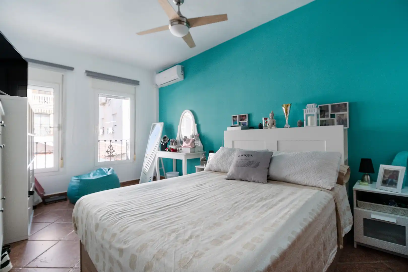 Bedroom of Houses for sale in Cártama  with Air Conditioner, Private garden and Terrace