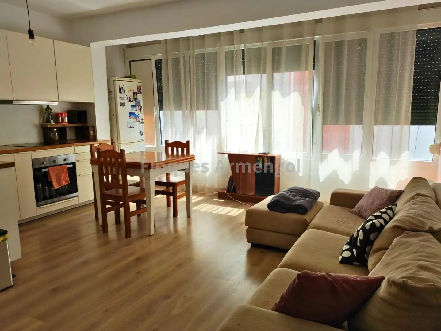 Sala d'estar de Pis en venda en Es Castell amb Traster i Moblat