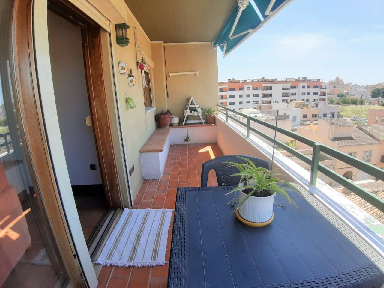 Balcony of Attic for rent in  Palma de Mallorca  with Terrace, Storage room and Furnished