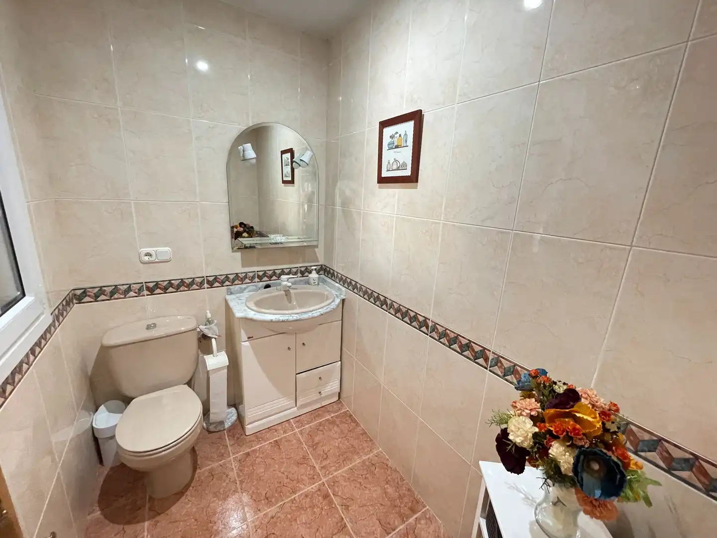 Bathroom of Houses for sale in Almería  with Air Conditioner, Heating and Private garden