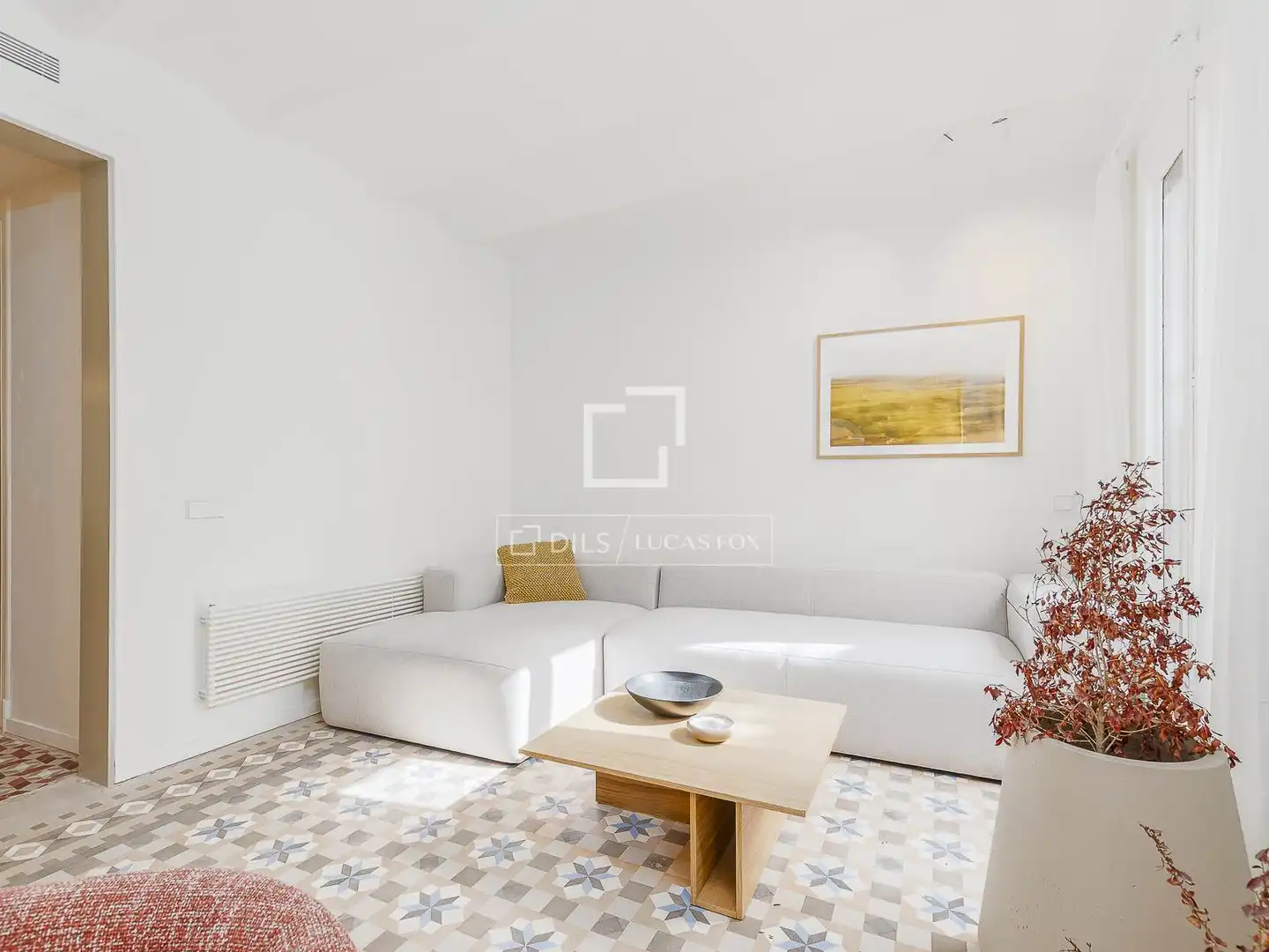 Sala d'estar de Pis en venda en Barcelona amb Aire condicionat, Calefacció i Balcó