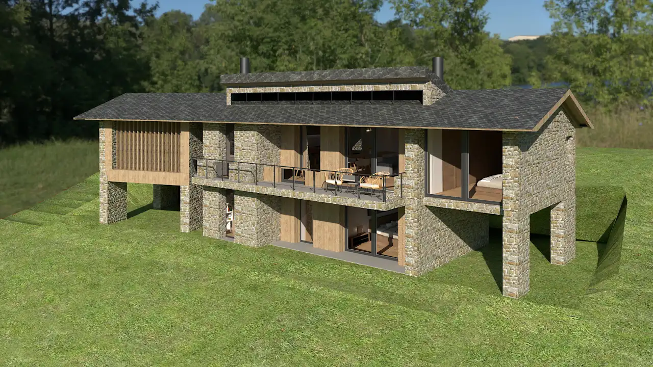 Exterior view of Houses for sale in Alp  with Heating, Private garden and Parquet flooring