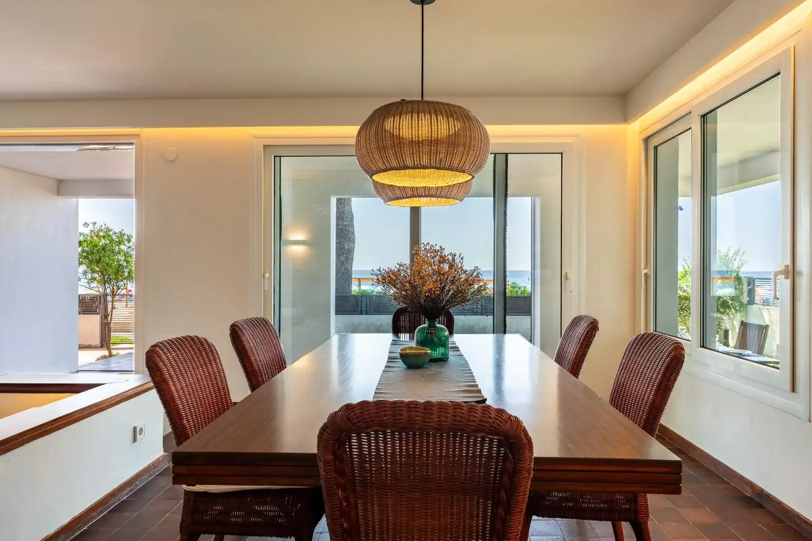 Comedor de Casa o chalet de alquiler en Cambrils con Aire acondicionado, Terraza y Amueblado