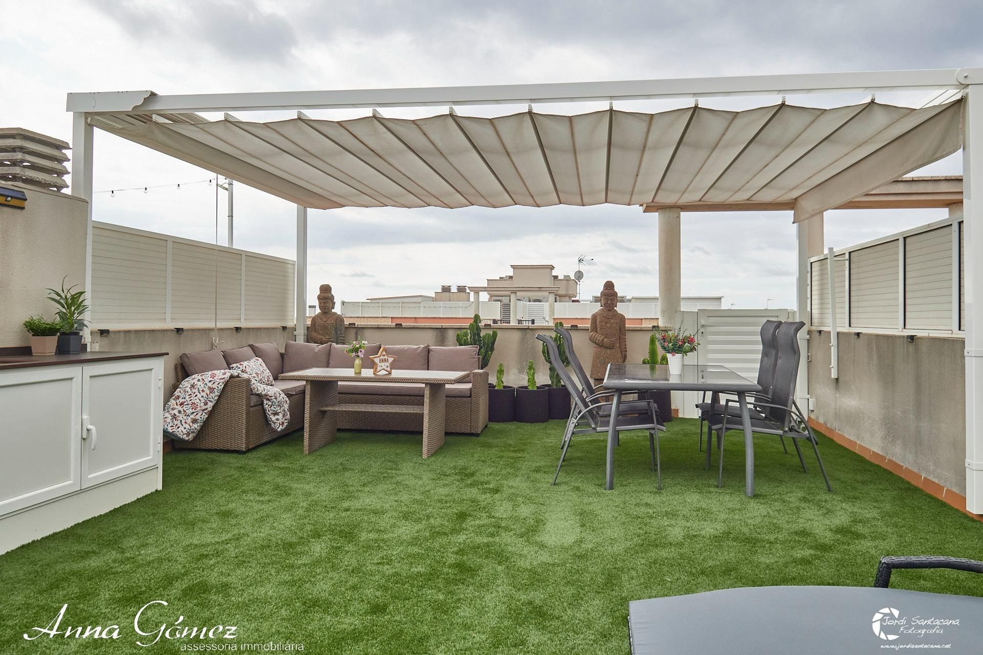 Terraza de Ático en venta en Calafell con Jardín privado, Parquet y Terraza