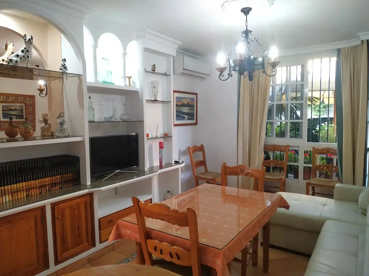 Comedor de Apartamento de alquiler en Sanlúcar de Barrameda con Aire acondicionado, Calefacción y Terraza