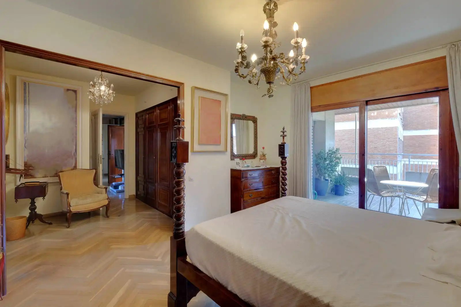 Bedroom of Flat for sale in Barcelona  with Air Conditioner, Heating and Terrace