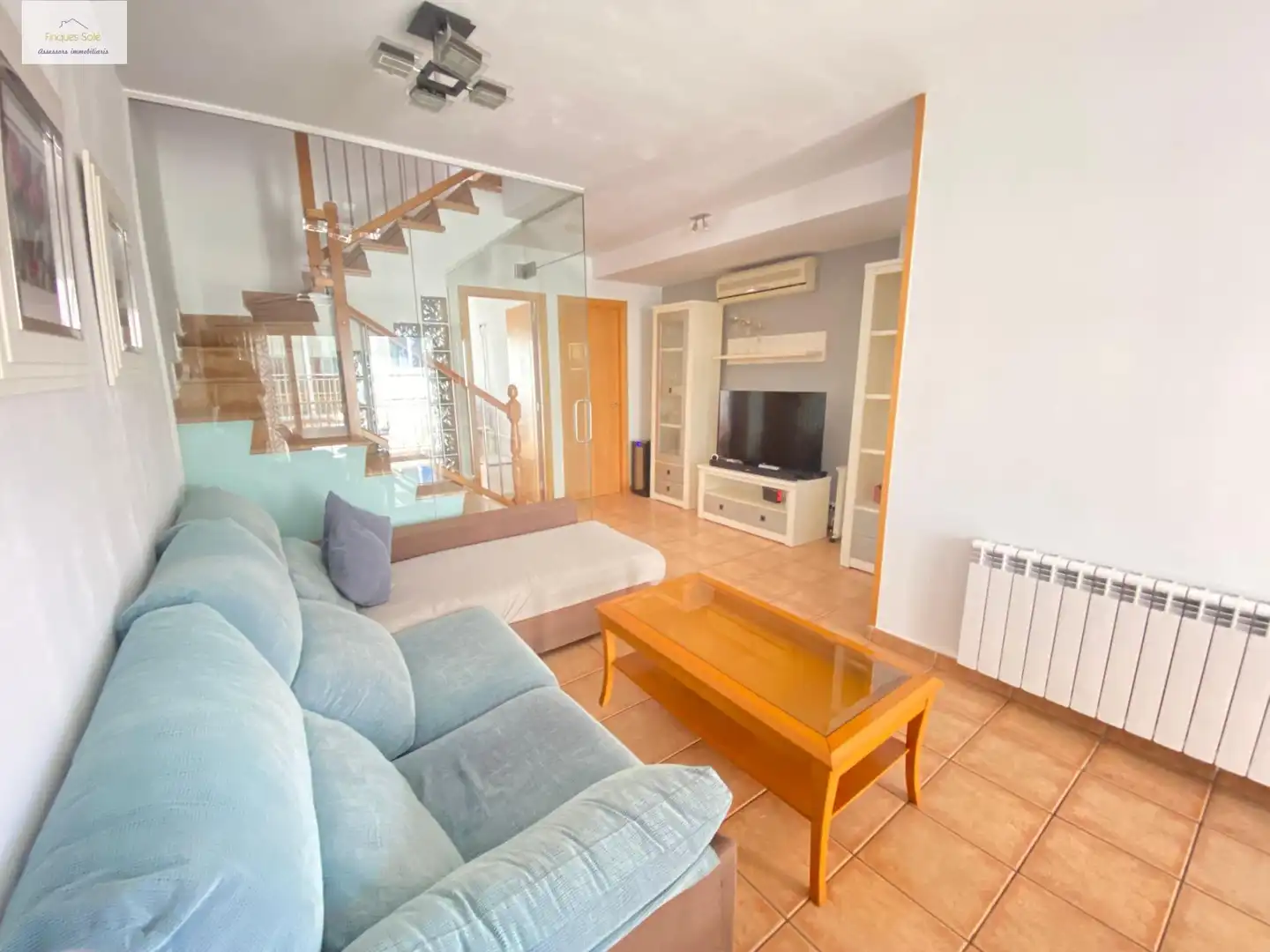 Living room of Duplexes for sale in Argentona  with Air Conditioner, Heating and Terrace