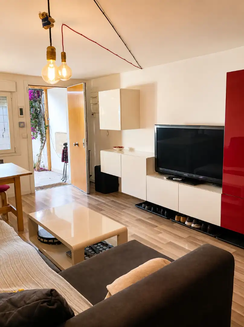 Sala de estar de Dúplex en venta en Madrid con Aire acondicionado, Calefacción y Jardín privado