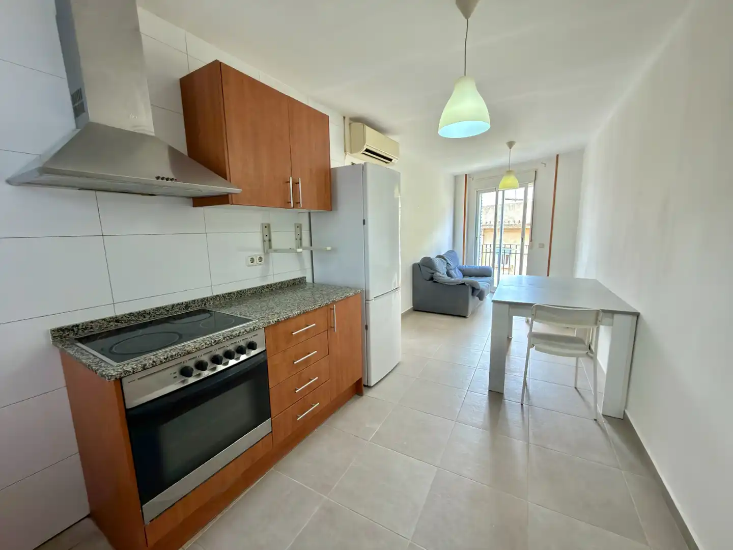 Küche von Wohnung zum Verkauf in Vilamarxant mit Klimaanlage und Balkon