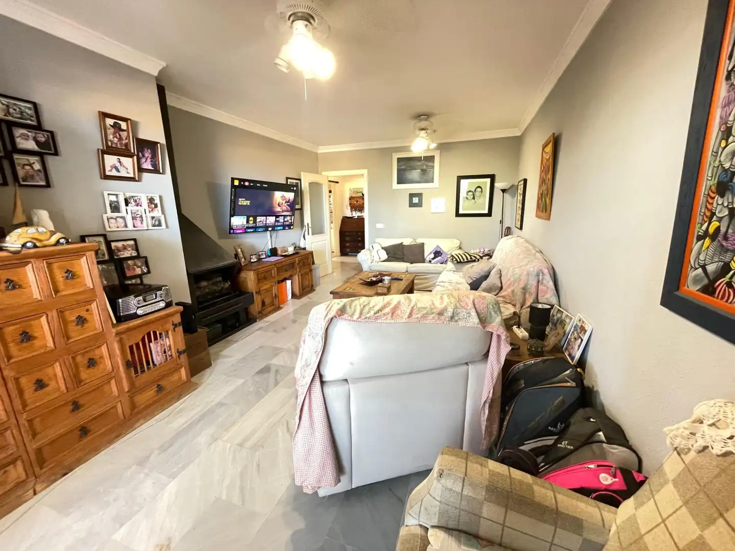 Sala de estar de Piso en venta en Montealto - Monterrey