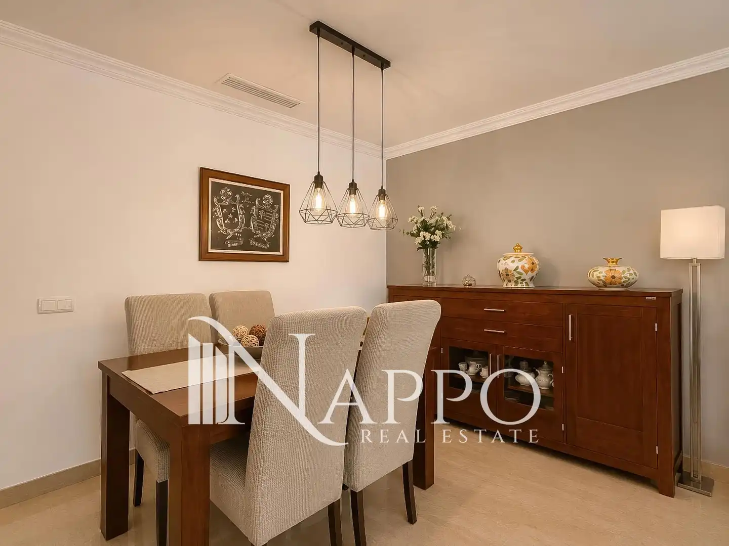Comedor de Casa adosada en venta en  Palma de Mallorca con Aire acondicionado, Calefacción y Jardín privado