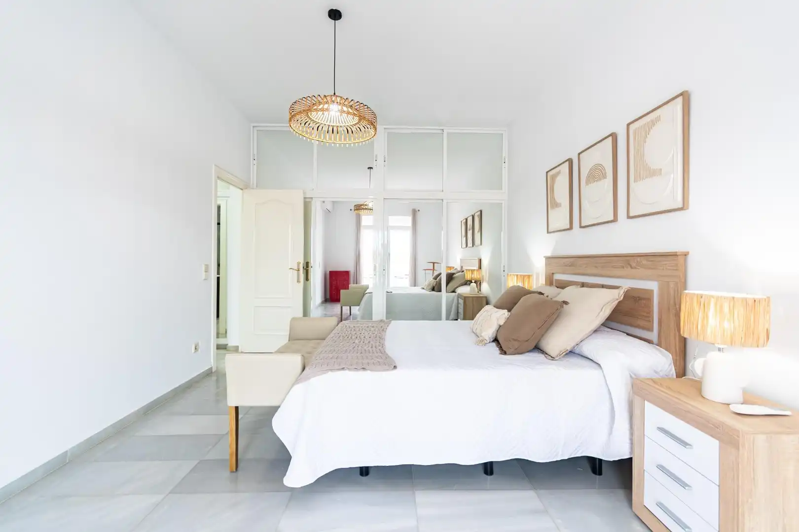 Dormitori de Casa o xalet en venda en Águilas amb Aire condicionat, Jardí privat i Terrassa
