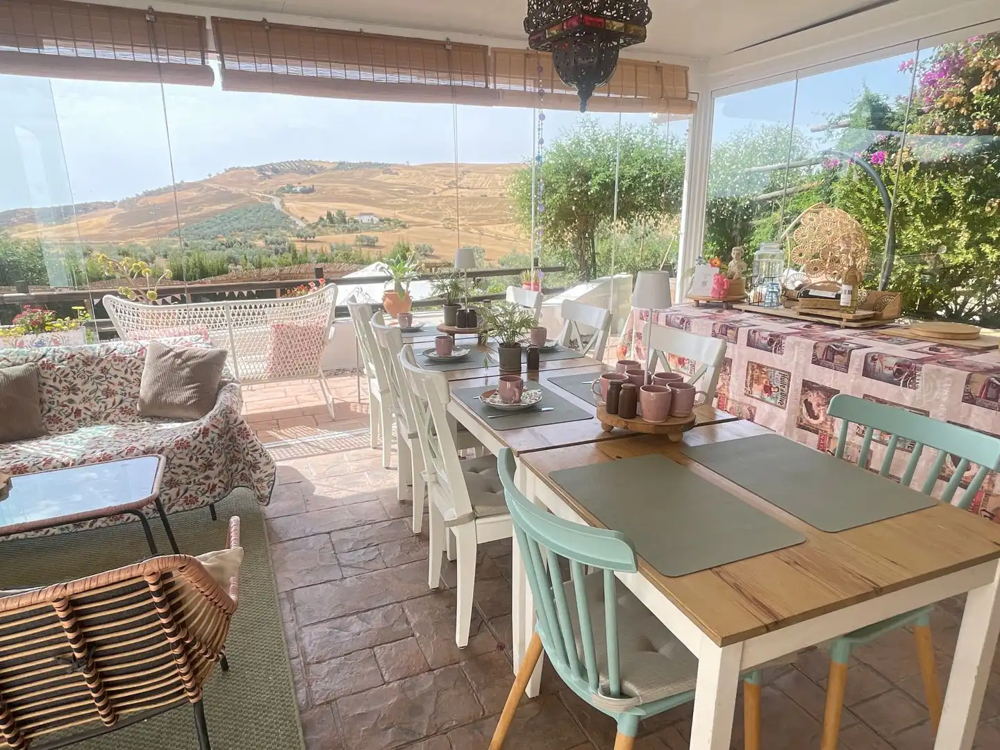 Terrace of Country homes for sale in Villanueva de la Concepción  with Air Conditioner, Heating and Private garden