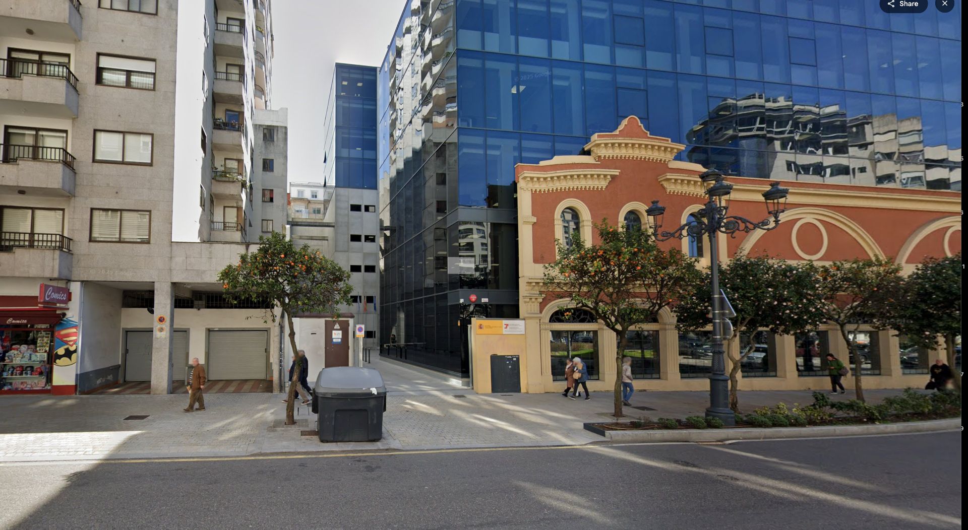 Vista exterior de Pis de lloguer en Vigo  amb Calefacció, Parquet i Terrassa
