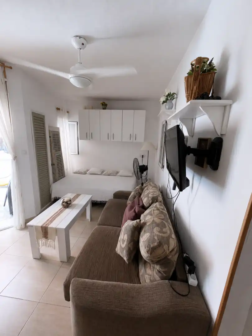 Living room of Flat for rent in Salobreña  with Terrace, Swimming Pool and Furnished