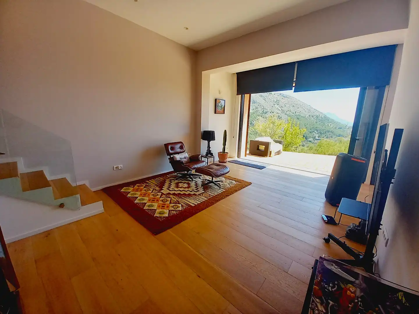 Wohnzimmer von Haus oder Chalet zum Verkauf in El Castell de Guadalest mit Klimaanlage, Privatgarten und Terrasse