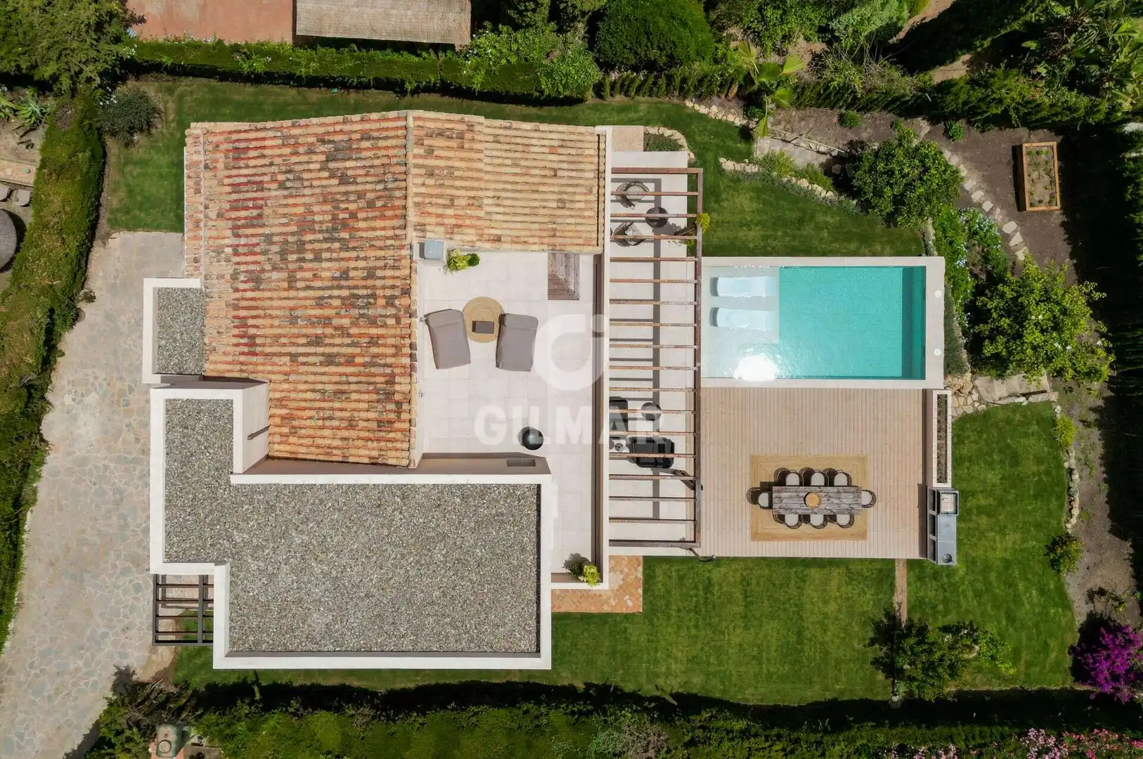 Garden of Houses for sale in Benahavís  with Heating, Private garden and Swimming Pool