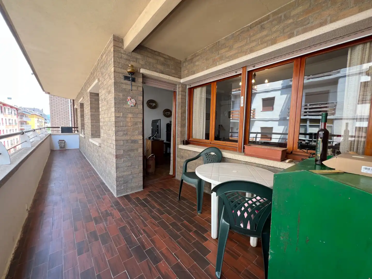 Terrasse von Wohnung zum Verkauf in Jaca mit Abstellraum und Balkon