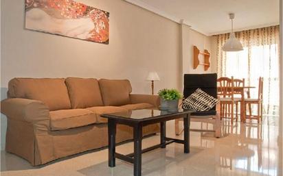 Sala d'estar de Apartament de lloguer en  Almería Capital amb Aire condicionat, Moblat i Rentadora