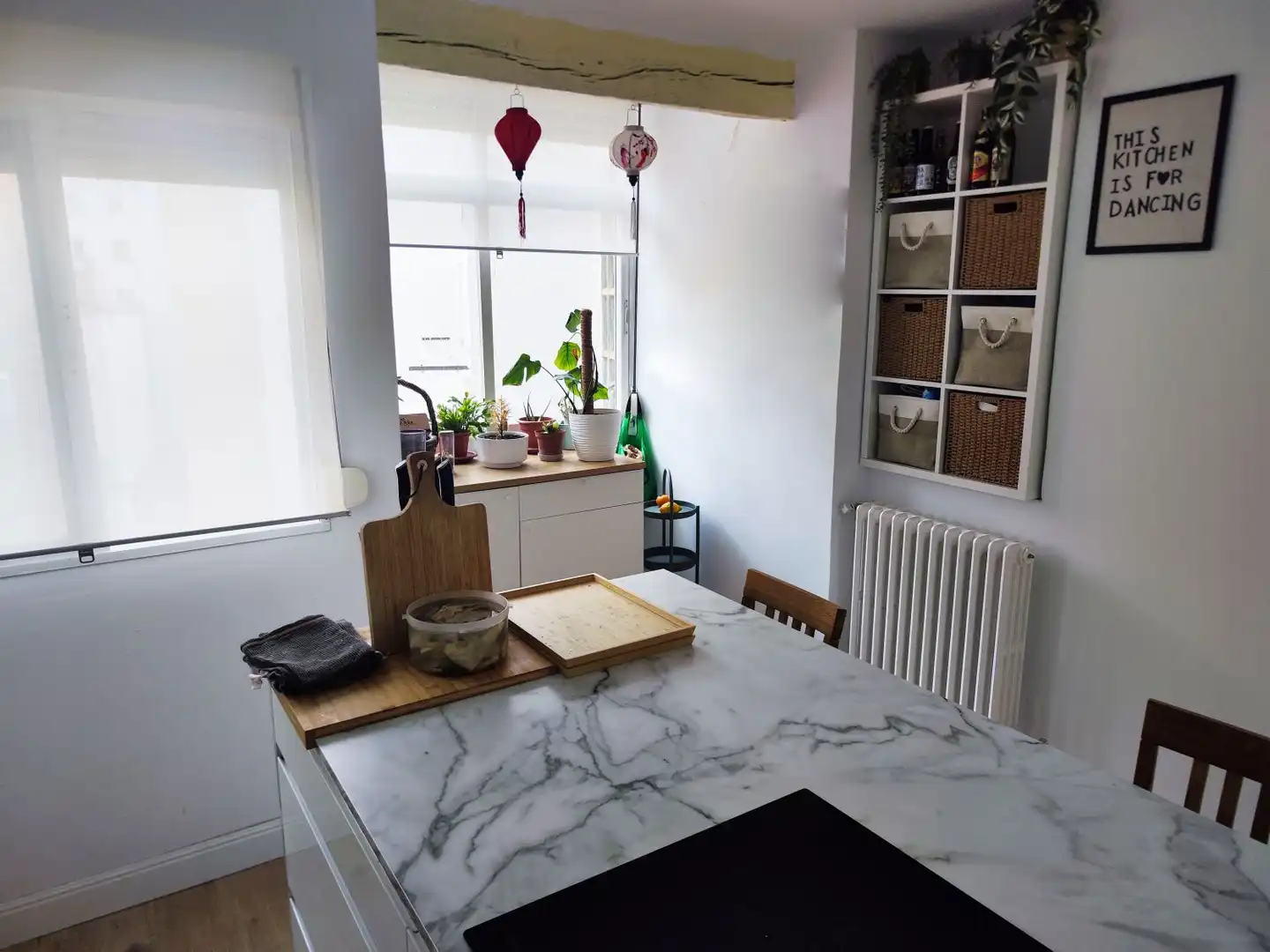 Cocina de Piso en venta en Palencia con Calefacción, Terraza y Amueblado