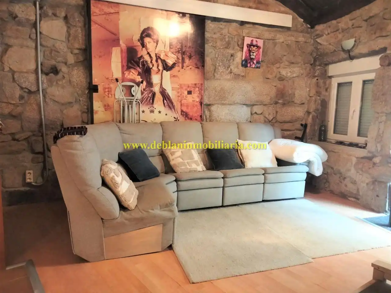 Wohnzimmer von Haus oder Chalet zur Miete in Tui mit Terrasse und Möbliert