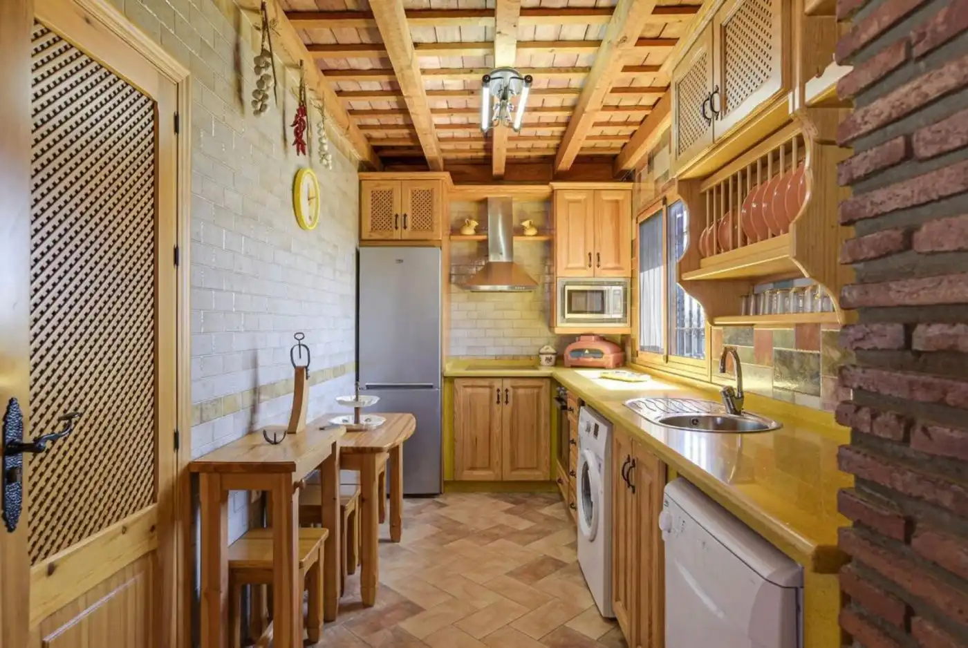 Cocina de Finca rústica en venta en Vejer de la Frontera con Aire acondicionado, Jardín privado y Terraza