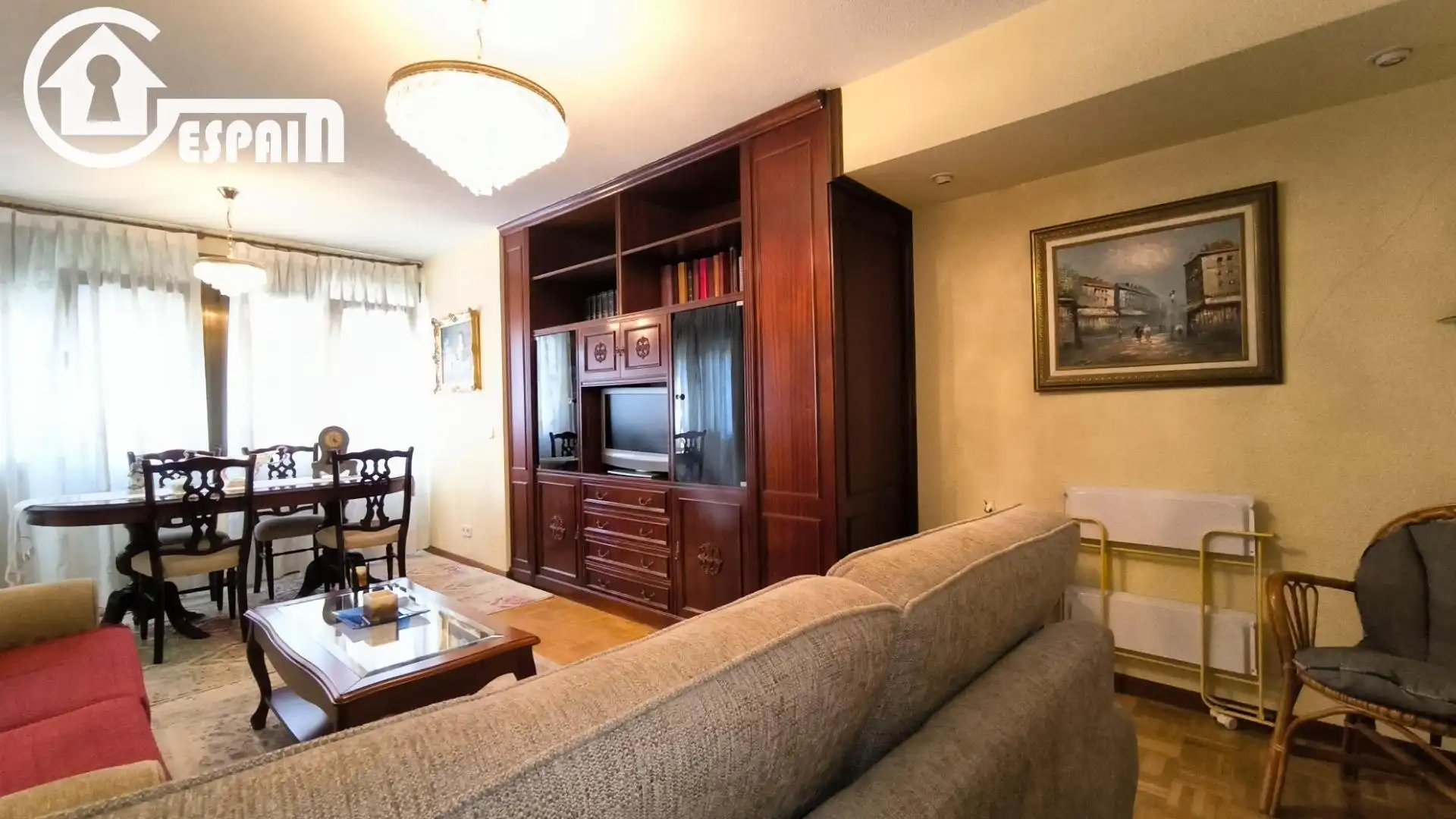 Living room of Flat for sale in Madrid  with Air Conditioner and Heating