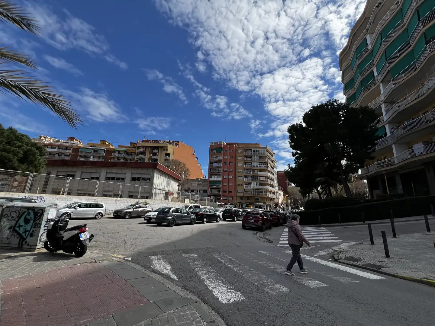 Vista exterior de Garatge en venda en Badalona