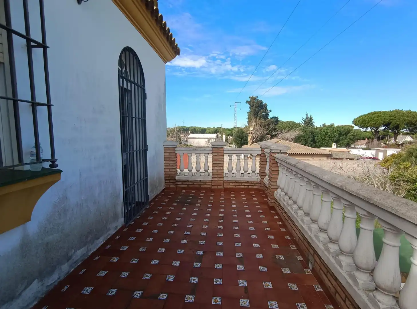 Terraza de Casa o chalet en venta en Chiclana de la Frontera con Jardín privado