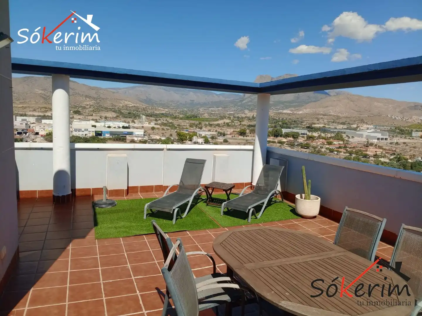 Terraza de Piso en venta en Villajoyosa / La Vila Joiosa con Aire acondicionado, Calefacción y Jardín privado
