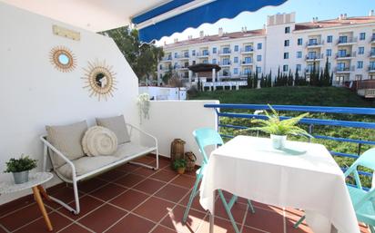 Terrassa de Apartament en venda en Benalmádena amb Aire condicionat, Jardí privat i Parquet