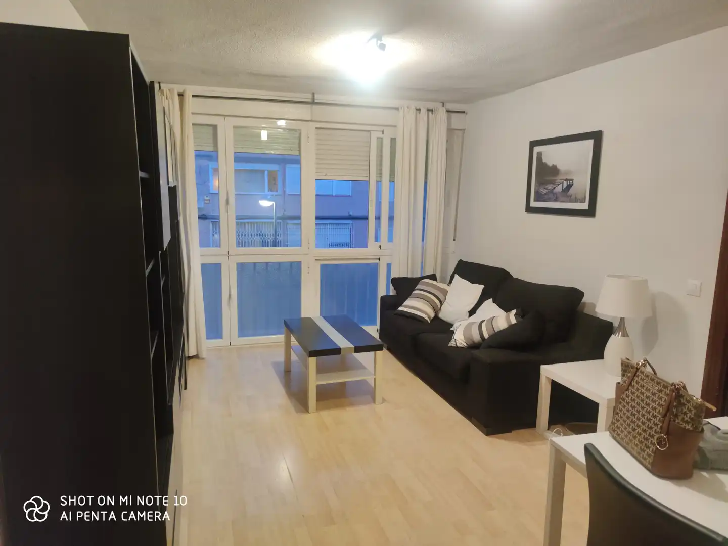 Sala de estar de Piso de alquiler en Madrid con Calefacción, Parquet y Amueblado