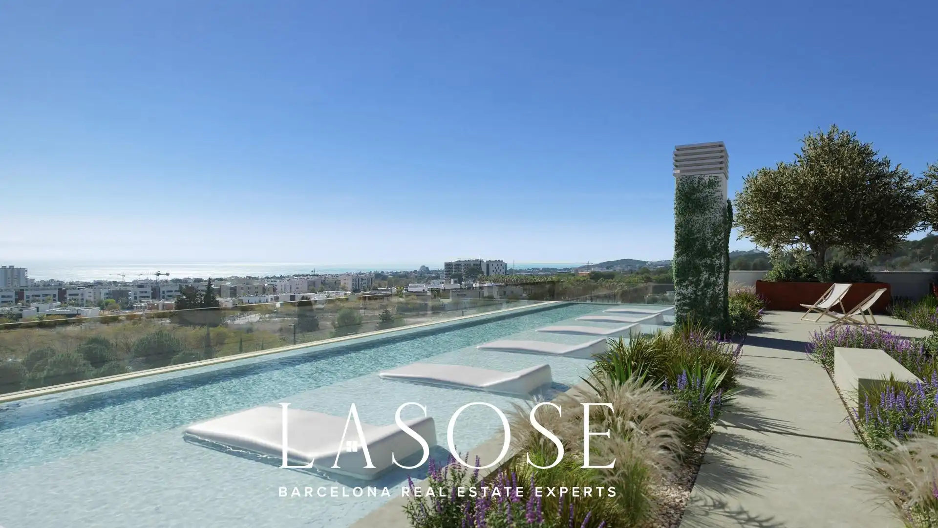 Außenansicht von Wohnungen zum Verkauf in Sitges mit Privatgarten, Terrasse und Abstellraum