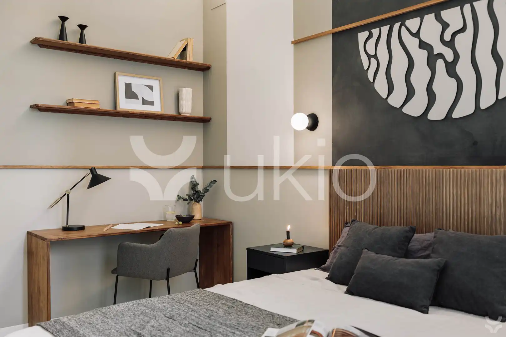 Habitación de Apartamento de alquiler en Barcelona con Aire acondicionado, Calefacción y Terraza