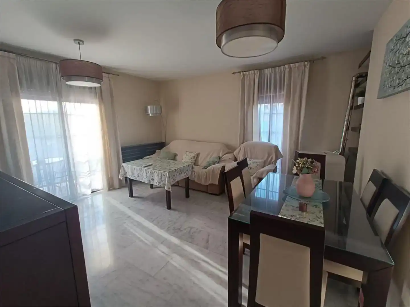 Sala de estar de Piso en venta en Alcaudete con Aire acondicionado, Trastero y Amueblado