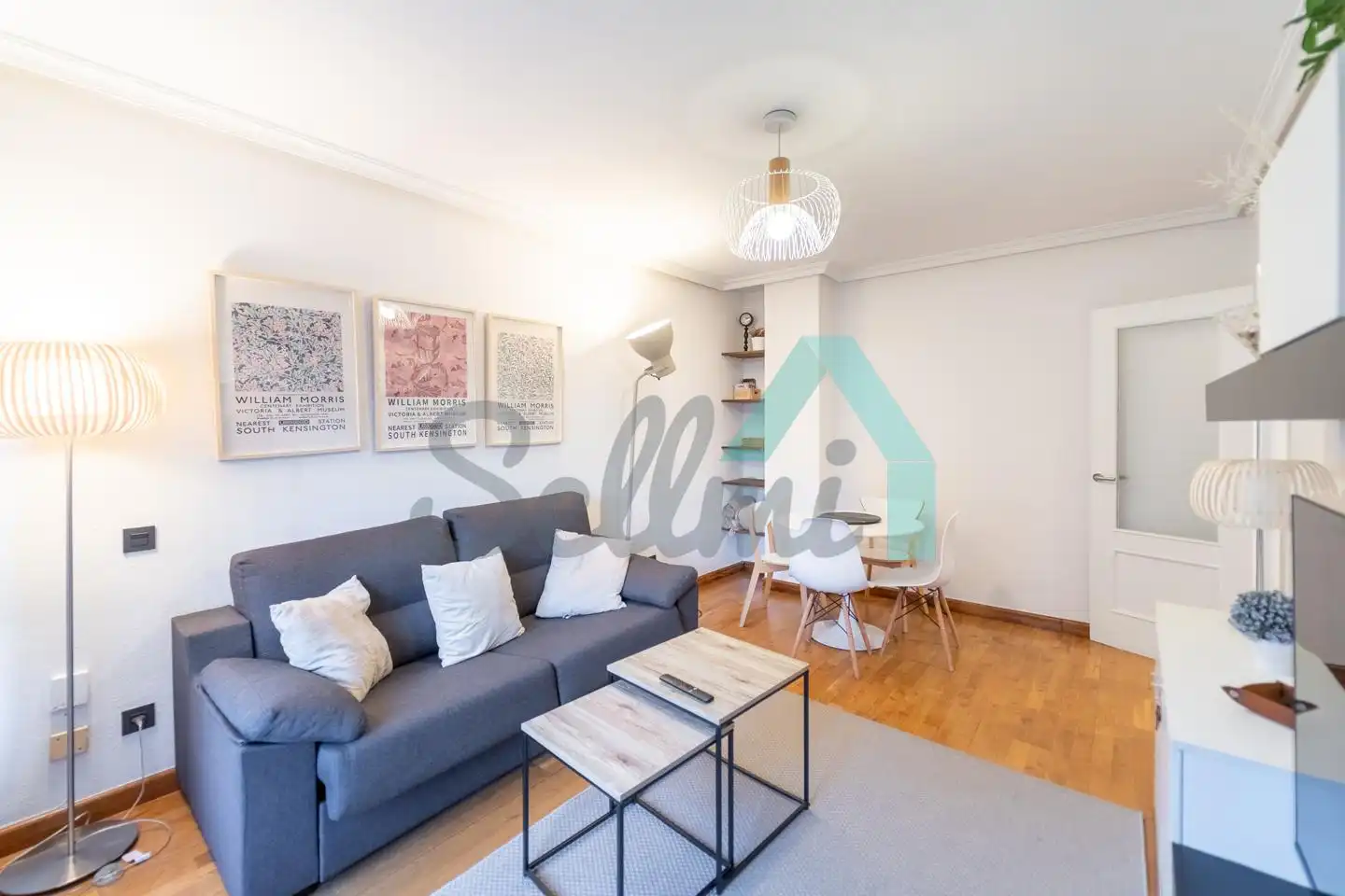 Sala de estar de Planta baja de alquiler en Oviedo  con Calefacción, Terraza y Amueblado