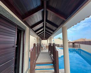 Terrassa de Casa o xalet en venda en Puerto del Rosario amb Jardí privat, Terrassa i Piscina