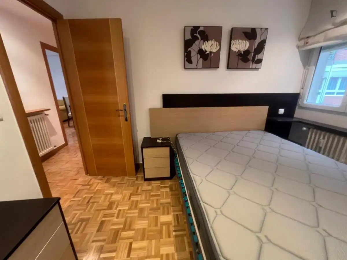 Bedroom of Apartments for share in Burgos  with Furnished, Oven and Washing machine